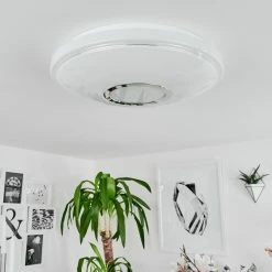 Hofstein Auxerre Deckenleuchte LED Weiß, 2-flammig, Fernbedienung, Farbwechsler -Smart Home Innenleuchten Verkäufe auxerre deckenleuchte h3560044 10