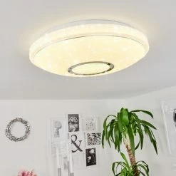 Hofstein Auxerre Deckenleuchte LED Weiß, 2-flammig, Fernbedienung, Farbwechsler -Smart Home Innenleuchten Verkäufe auxerre deckenleuchte h3560044 8