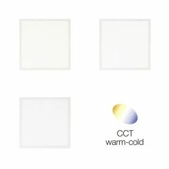 Brilliant Leuchten Brilliant Ellery Deckenleuchte LED Wei&szlig;, 1-flammig, Fernbedienung, Farbwechsler -Smart Home Innenleuchten Verkäufe brilliant ellery deckenleuchte g99407 05 7