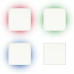 Brilliant Leuchten Brilliant Ellery Deckenleuchte LED Wei&szlig;, 1-flammig, Fernbedienung, Farbwechsler -Smart Home Innenleuchten Verkäufe brilliant ellery deckenleuchte g99407 05 8