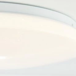 Brilliant Leuchten Heddy Deckenleuchte LED Wei&szlig;, 1-flammig, Fernbedienung, Farbwechsler -Smart Home Innenleuchten Verkäufe brilliant leuchten heddy deckenleuchte g97188 05 8