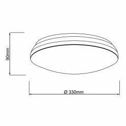 Brilliant Leuchten Midway Deckenleuchte LED Weiß, 1-flammig -Smart Home Innenleuchten Verkäufe brilliant leuchten midway deckenleuchte g99573 75 5