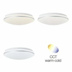 Brilliant Leuchten Midway Deckenleuchte LED Weiß, 1-flammig -Smart Home Innenleuchten Verkäufe brilliant leuchten midway deckenleuchte g99573 75 7