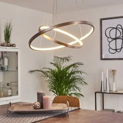 Hofstein Canisteo Pendelleuchte LED Silber, 2-flammig, Fernbedienung, Farbwechsler -Smart Home Innenleuchten Verkäufe canisteo pendelleuchte h3426180 6