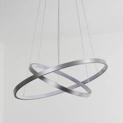 Hofstein Canisteo Pendelleuchte LED Silber, 2-flammig, Fernbedienung, Farbwechsler -Smart Home Innenleuchten Verkäufe canisteo pendelleuchte h3426180 7