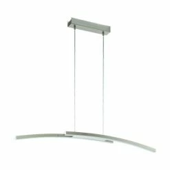Eglo Leuchten Eglo CONNECT FRAIOLI-C Hängeleuchte LED Nickel-Matt, 2-flammig, Farbwechsler