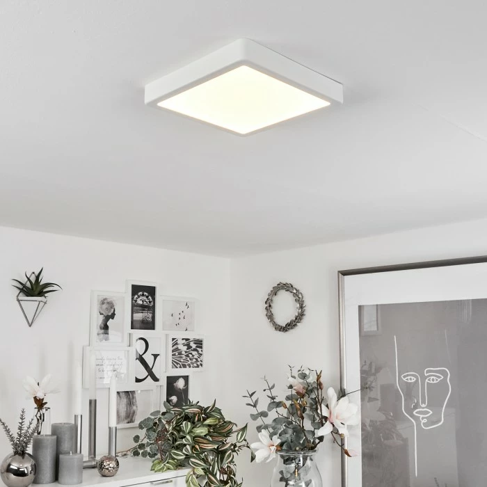 Hofstein Finsrud Deckenpanel LED Weiß, 1-flammig 9 Hofstein Finsrud Deckenpanel LED Weiß, 1-flammig – Bild 9