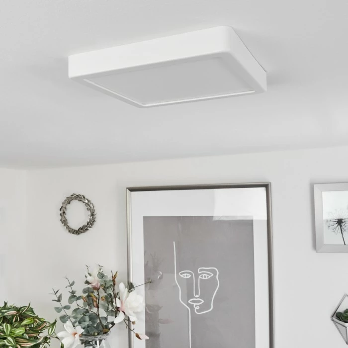 Hofstein Finsrud Deckenpanel LED Weiß, 1-flammig 10 Hofstein Finsrud Deckenpanel LED Weiß, 1-flammig – Bild 10