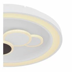 Globo NOLO Deckenleuchte LED Wei&szlig;, 1-flammig, Fernbedienung, Farbwechsler -Smart Home Innenleuchten Verkäufe globo nolo deckenleuchte 48405 50sh 2