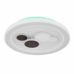 Globo NOLO Deckenleuchte LED Wei&szlig;, 1-flammig, Fernbedienung, Farbwechsler -Smart Home Innenleuchten Verkäufe globo nolo deckenleuchte 48405 50sh 7
