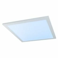 Globo ROSI Deckenpanel LED Weiß, 1-flammig, Fernbedienung, Farbwechsler -Smart Home Innenleuchten Verkäufe globo rosi deckenpanel 41604d2rgbsh 10