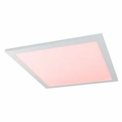 Globo ROSI Deckenpanel LED Weiß, 1-flammig, Fernbedienung, Farbwechsler -Smart Home Innenleuchten Verkäufe globo rosi deckenpanel 41604d2rgbsh 8