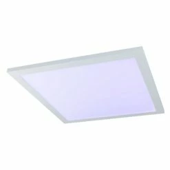 Globo ROSI Deckenpanel LED Weiß, 1-flammig, Fernbedienung, Farbwechsler -Smart Home Innenleuchten Verkäufe globo rosi deckenpanel 41604d2rgbsh 9