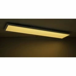 Globo ROSI LED Panel Weiß, 1-flammig, Fernbedienung, Farbwechsler -Smart Home Innenleuchten Verkäufe globo rosi led panel 41604d5rgbsh 19