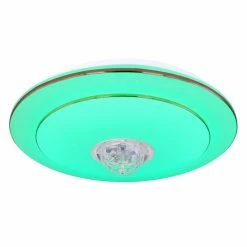 Globo SANTINA Deckenleuchte LED Weiß, 1-flammig, Fernbedienung 27 Globo SANTINA Deckenleuchte LED Weiß, 1-flammig, Fernbedienung -Smart Home Innenleuchten Verkäufe globo santina deckenleuchte 41364 40 12