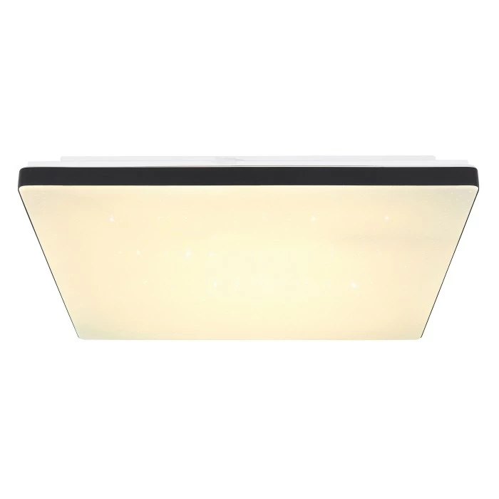 Globo ULLY Deckenpanel LED Schwarz, Weiß, 1-flammig, Fernbedienung, Farbwechsler 3 Globo ULLY Deckenpanel LED Schwarz, Weiß, 1-flammig, Fernbedienung, Farbwechsler – Bild 3