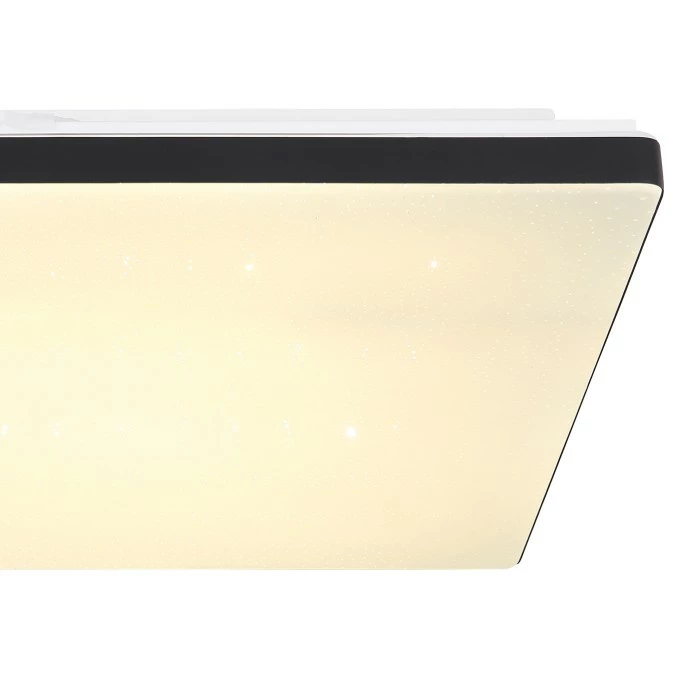 Globo ULLY Deckenpanel LED Schwarz, Weiß, 1-flammig, Fernbedienung, Farbwechsler 5 Globo ULLY Deckenpanel LED Schwarz, Weiß, 1-flammig, Fernbedienung, Farbwechsler – Bild 5