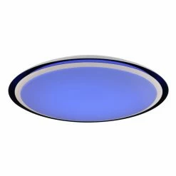 Globo XAVER Deckenleuchte LED Schwarz, Wei&szlig;, 2-flammig, Fernbedienung, Farbwechsler -Smart Home Innenleuchten Verkäufe globo xaver deckenleuchte 41359 40rgbsh 7