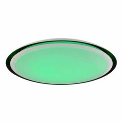 Globo XAVER Deckenleuchte LED Schwarz, Wei&szlig;, 2-flammig, Fernbedienung, Farbwechsler -Smart Home Innenleuchten Verkäufe globo xaver deckenleuchte 41359 40rgbsh 9