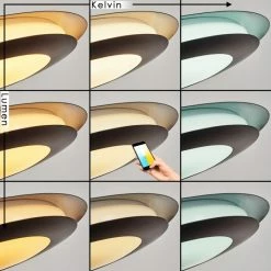 Hofstein Ittingen Hängeleuchte LED Schwarz, 1-flammig, Farbwechsler 14 Hofstein Ittingen Hängeleuchte LED Schwarz, 1-flammig, Farbwechsler -Smart Home Innenleuchten Verkäufe ittingen haengeleuchte h3552100 2