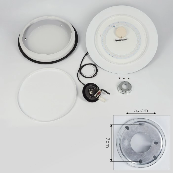 Hofstein Ittingen Hängeleuchte LED Schwarz, 1-flammig, Farbwechsler 5 Hofstein Ittingen Hängeleuchte LED Schwarz, 1-flammig, Farbwechsler – Bild 5