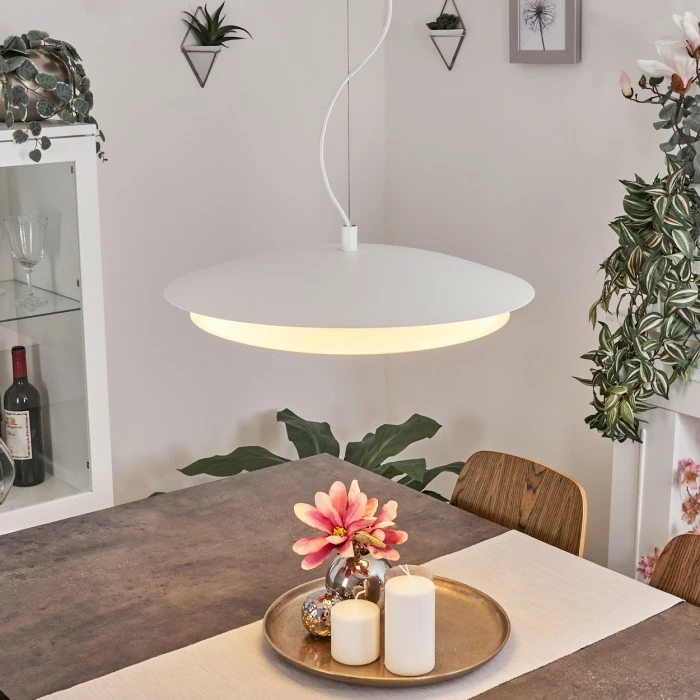 Hofstein Ittingen Hängeleuchte LED Weiß, 1-flammig, Farbwechsler 11 Hofstein Ittingen Hängeleuchte LED Weiß, 1-flammig, Farbwechsler – Bild 11