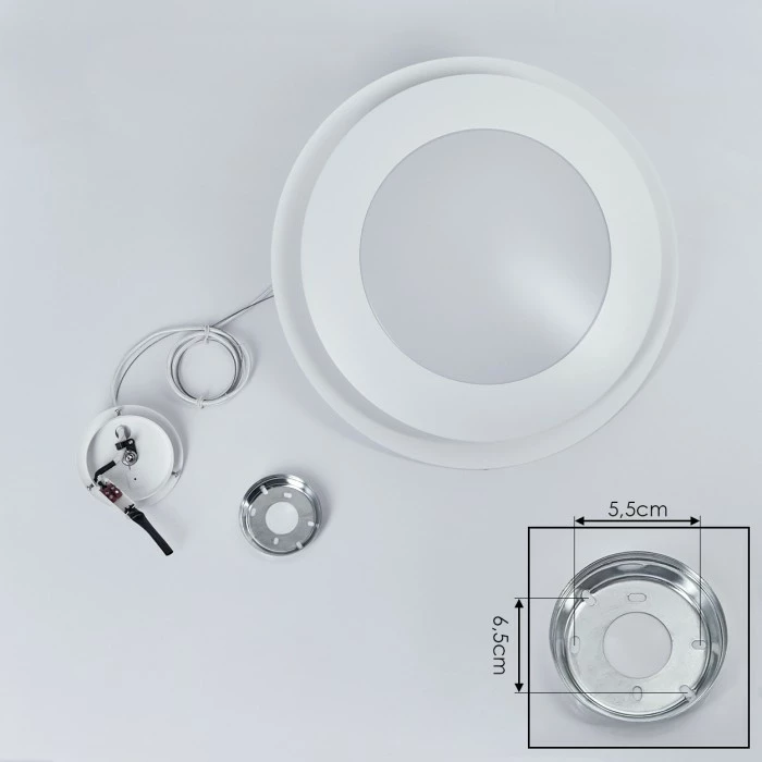 Hofstein Ittingen Hängeleuchte LED Weiß, 1-flammig, Farbwechsler 5 Hofstein Ittingen Hängeleuchte LED Weiß, 1-flammig, Farbwechsler – Bild 5