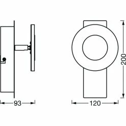 LEDVANCE Bathroom Decorative Deckenleuchte Silber, 1-flammig -Smart Home Innenleuchten Verkäufe ledvance bathroom decorative deckenleuchte 4058075573772 3