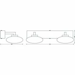 LEDVANCE Bathroom Decorative Deckenleuchte Silber, 1-flammig -Smart Home Innenleuchten Verkäufe ledvance bathroom decorative deckenleuchte 4058075573963 3