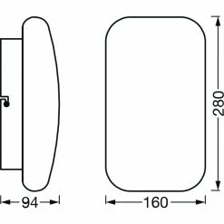 LEDVANCE Bathroom Decorative Deckenleuchte Weiß, 1-flammig -Smart Home Innenleuchten Verkäufe ledvance bathroom decorative deckenleuchte 4058075574359 3