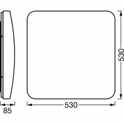LEDVANCE Decorative Deckenpanel Weiß, 1-flammig 7 LEDVANCE Decorative Deckenpanel Weiß, 1-flammig -Smart Home Innenleuchten Verkäufe ledvance decorative deckenpanel 4058075572614 3