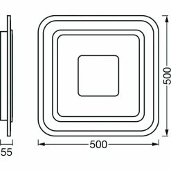 LEDVANCE Decorative Deckenpanel Weiß, 1-flammig, Farbwechsler -Smart Home Innenleuchten Verkäufe ledvance decorative deckenpanel 4058075573451 3