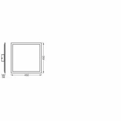 LEDVANCE PLANON Deckenpanel Schwarz, 1-flammig, Farbwechsler -Smart Home Innenleuchten Verkäufe ledvance planon deckenpanel 4058075650251 3