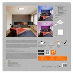 LEDVANCE PLANON Deckenpanel Schwarz, 1-flammig, Farbwechsler -Smart Home Innenleuchten Verkäufe ledvance planon deckenpanel 4058075650251 4