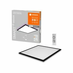 LEDVANCE PLANON Deckenpanel Schwarz, 1-flammig, Farbwechsler