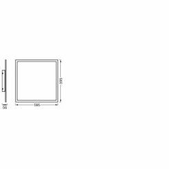LEDVANCE PLANON Deckenpanel Schwarz, 1-flammig, Farbwechsler -Smart Home Innenleuchten Verkäufe ledvance planon deckenpanel 4058075650275 3