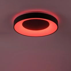 Leuchten Direkt LOLAsmart-ANIKA Deckenleuchte LED Anthrazit, 1-flammig, Fernbedienung, Farbwechsler -Smart Home Innenleuchten Verkäufe leuchten direkt lolasmart anika deckenleuchte 14346 18 10