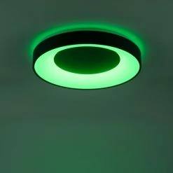 Leuchten Direkt LOLAsmart-ANIKA Deckenleuchte LED Anthrazit, 1-flammig, Fernbedienung, Farbwechsler -Smart Home Innenleuchten Verkäufe leuchten direkt lolasmart anika deckenleuchte 14346 18 9