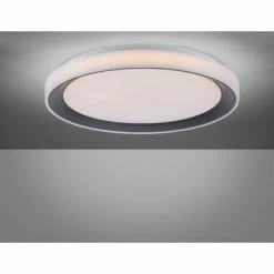 Leuchten Direkt LOLAsmart_DISC Deckenleuchte LED Schwarz, 1-flammig, Fernbedienung, Farbwechsler -Smart Home Innenleuchten Verkäufe leuchten direkt lolasmart disc deckenleuchte 14659 18 5