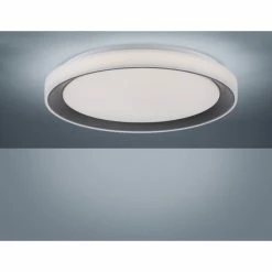 Leuchten Direkt LOLAsmart_DISC Deckenleuchte LED Schwarz, 1-flammig, Fernbedienung, Farbwechsler -Smart Home Innenleuchten Verkäufe leuchten direkt lolasmart disc deckenleuchte 14659 18 6