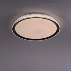 Leuchten Direkt LOLAsmart-KARI Deckenleuchte LED Silber, 1-flammig, Fernbedienung, Farbwechsler -Smart Home Innenleuchten Verkäufe leuchten direkt lolasmart kari deckenleuchte 14339 21 4