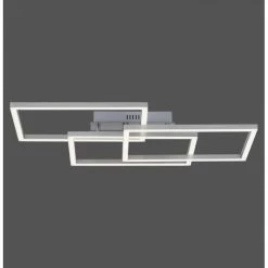 Leuchten Direkt LOLAsmart-MAXI Deckenleuchte LED Stahl gebürstet, 3-flammig, Fernbedienung, Farbwechsler -Smart Home Innenleuchten Verkäufe leuchten direkt lolasmart maxi deckenleuchte 16431 55 14