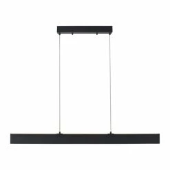 Leuchten Direkt LOLAsmart-NILA Pendelleuchte LED Anthrazit, 2-flammig, Fernbedienung, Farbwechsler