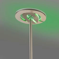 Leuchten Direkt LOLAsmart-ROCCO Stehleuchte LED Stahl geb&uuml;rstet, 1-flammig, Fernbedienung -Smart Home Innenleuchten Verkäufe leuchten direkt lolasmart rocco stehleuchte 11858 55 3