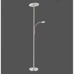 Leuchten Direkt LOLAsmart-ROCCO Stehleuchte LED Stahl geb&uuml;rstet, 1-flammig, Fernbedienung -Smart Home Innenleuchten Verkäufe leuchten direkt lolasmart rocco stehleuchte 11858 55 6