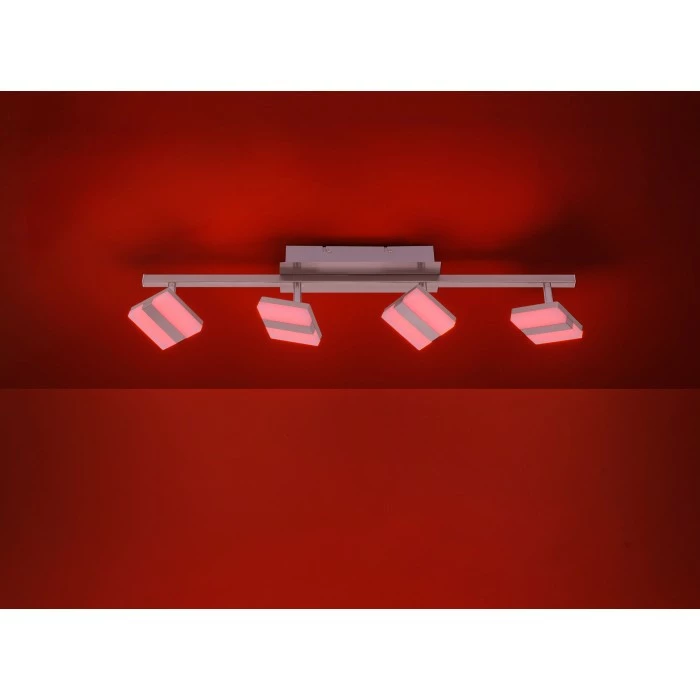 Leuchten Direkt LOLAsmart-SABI Deckenleuchte LED Nickel-Matt, 4-flammig, Fernbedienung, Farbwechsler 9 Leuchten Direkt LOLAsmart-SABI Deckenleuchte LED Nickel-Matt, 4-flammig, Fernbedienung, Farbwechsler – Bild 9