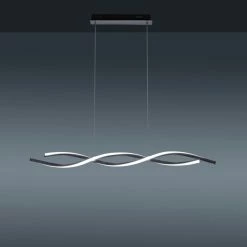 Leuchten Direkt LOLAsmart-SWING Pendelleuchte LED Stahl gebürstet, 2-flammig, Fernbedienung, Farbwechsler -Smart Home Innenleuchten Verkäufe leuchten direkt lolasmart swing pendelleuchte 11994 55 5