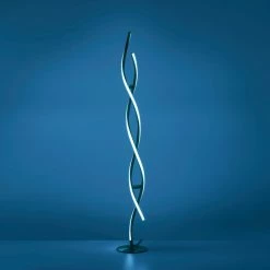 Leuchten Direkt LOLAsmart-SWING Stehleuchte LED Stahl geb&uuml;rstet, 2-flammig, Fernbedienung, Farbwechsler -Smart Home Innenleuchten Verkäufe leuchten direkt lolasmart swing stehleuchte 11992 55 5