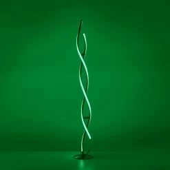 Leuchten Direkt LOLAsmart-SWING Stehleuchte LED Stahl geb&uuml;rstet, 2-flammig, Fernbedienung, Farbwechsler -Smart Home Innenleuchten Verkäufe leuchten direkt lolasmart swing stehleuchte 11992 55 6