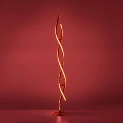 Leuchten Direkt LOLAsmart-SWING Stehleuchte LED Stahl geb&uuml;rstet, 2-flammig, Fernbedienung, Farbwechsler -Smart Home Innenleuchten Verkäufe leuchten direkt lolasmart swing stehleuchte 11992 55 7